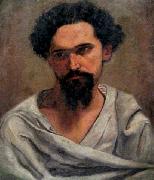Estevao Silva Portrait of Castagneto oil painting on canvas